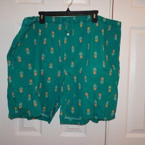 Green Pineapple Lounge Shorts size 3XL